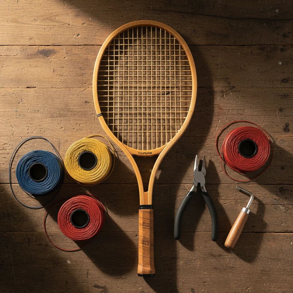 pose cordage tennis étapes