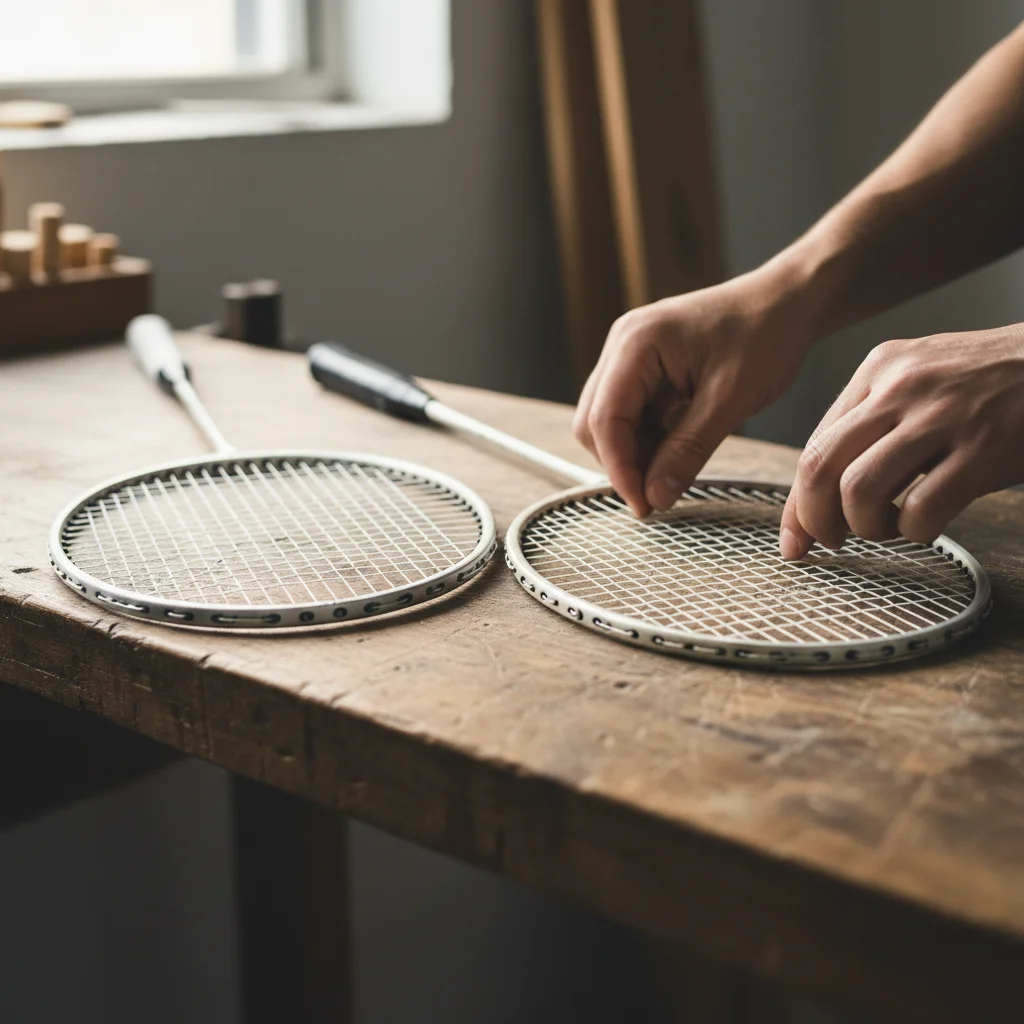 cordage raquette badminton Mâcon