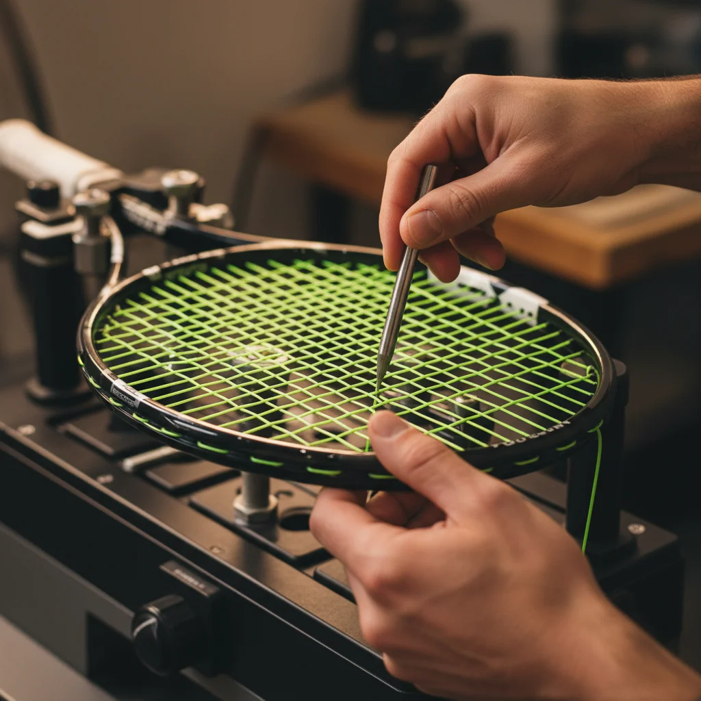 cordage raquette tennis macon